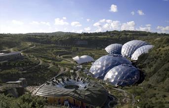 View of Eden Project domes