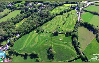 Cornwall FootballGolf Park - drone view