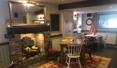 The Plough at Duloe - dining area