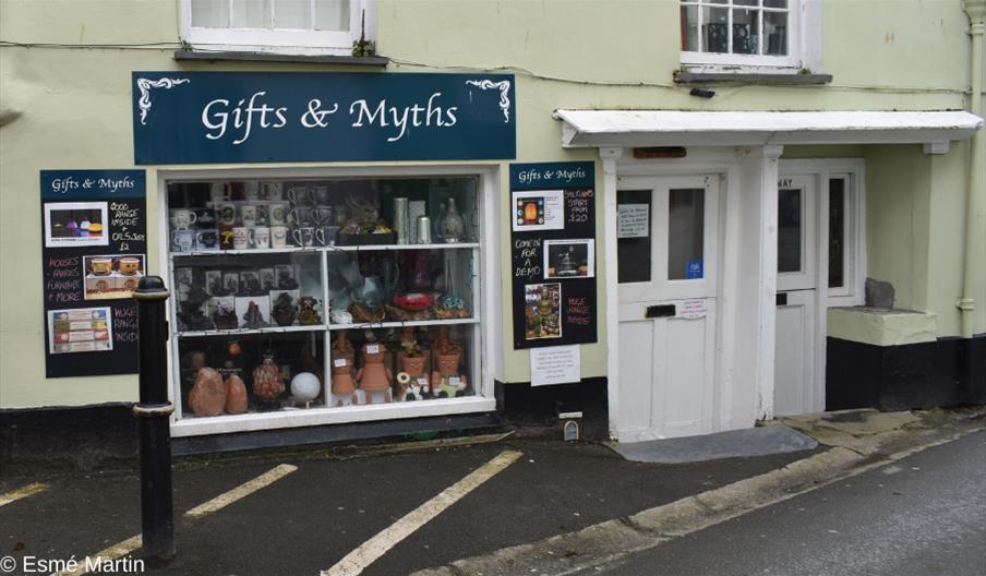 Gifts & Myths shopfront