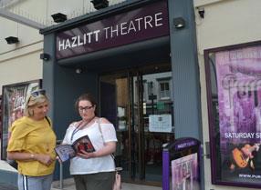 Outside the Hazlitt Theatre