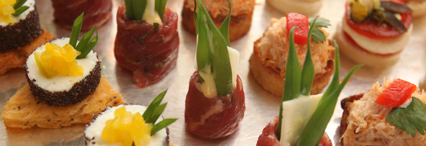 Canapes at Leeds Castle