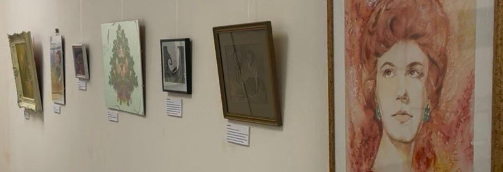 Artworks on display in the Tony Hart Centenary Exhibition