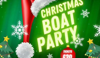 christmas boat party ad