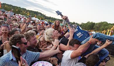 Festival crowd 
