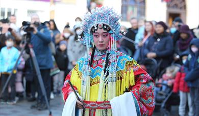 Performer at Lunar New Year Celebrations