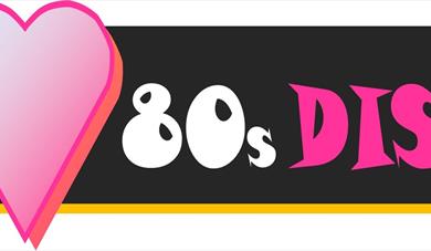 I love 80s disco banner