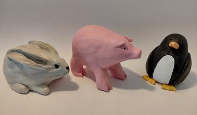 Cute little clay animals