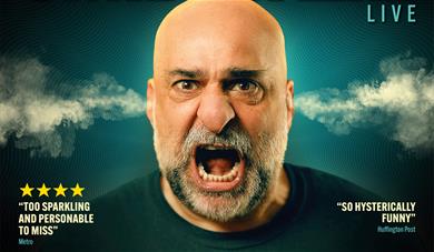 Omid Djalili screaming