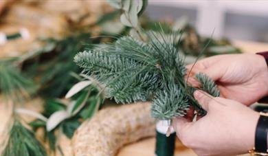 wreath making