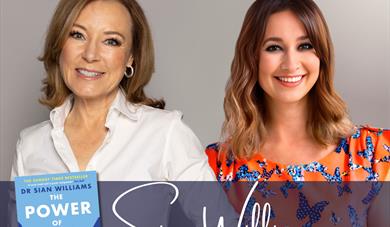 Photo of Dr Sian Williams and Ellie Chisell