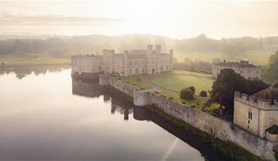 Sunrise over Leeds Castle