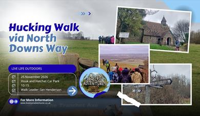 Poster with the Hucking walk