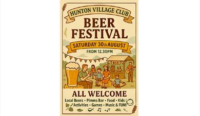 Hunton Beer Festival Poster 2025