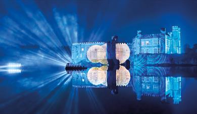 Christmas Lights at Leeds Castle, My Christmas Trails 2022. Photo by Richard Haughton © Sony Music