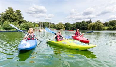 Kayaks at Mote Park