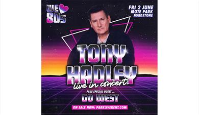 We Love 80s graphic with Tony Hadley