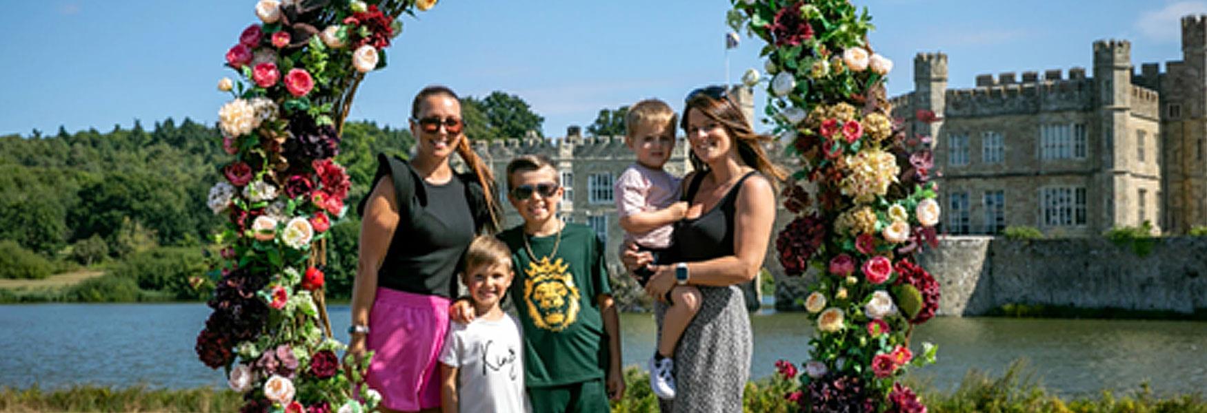 Leeds Castle's Design Month includes workshops, sculptures in the grounds, floral displays in the courtyard along side it's magnificent history.