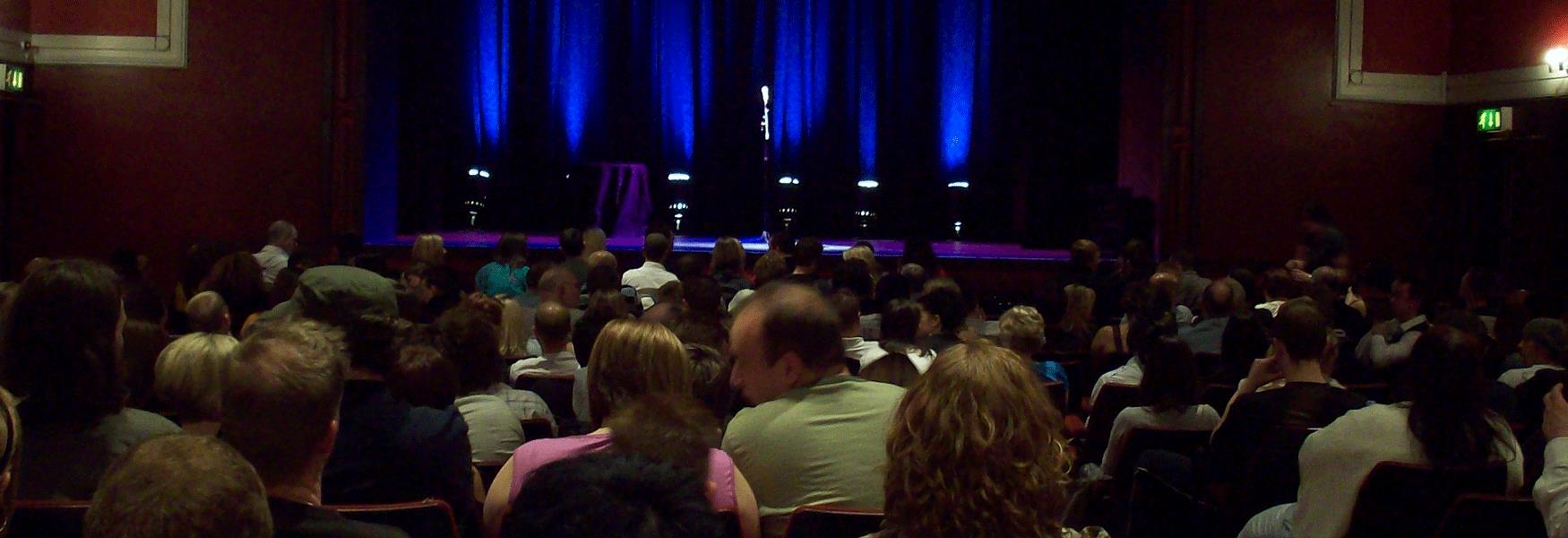 Hazlitt Theatre just before curtain up.  The excitement of the theatre just before curtain up.