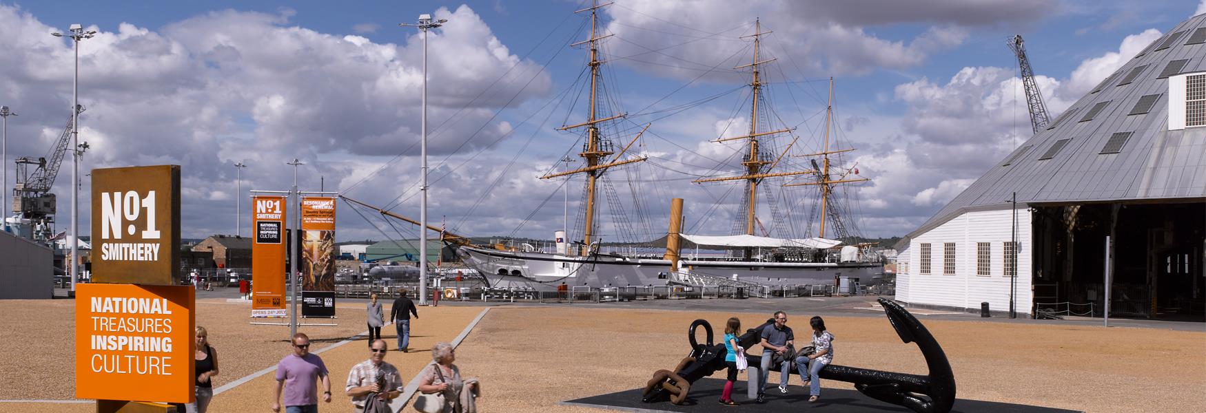 Chatham Historic Dockyard, 30 minutes drive