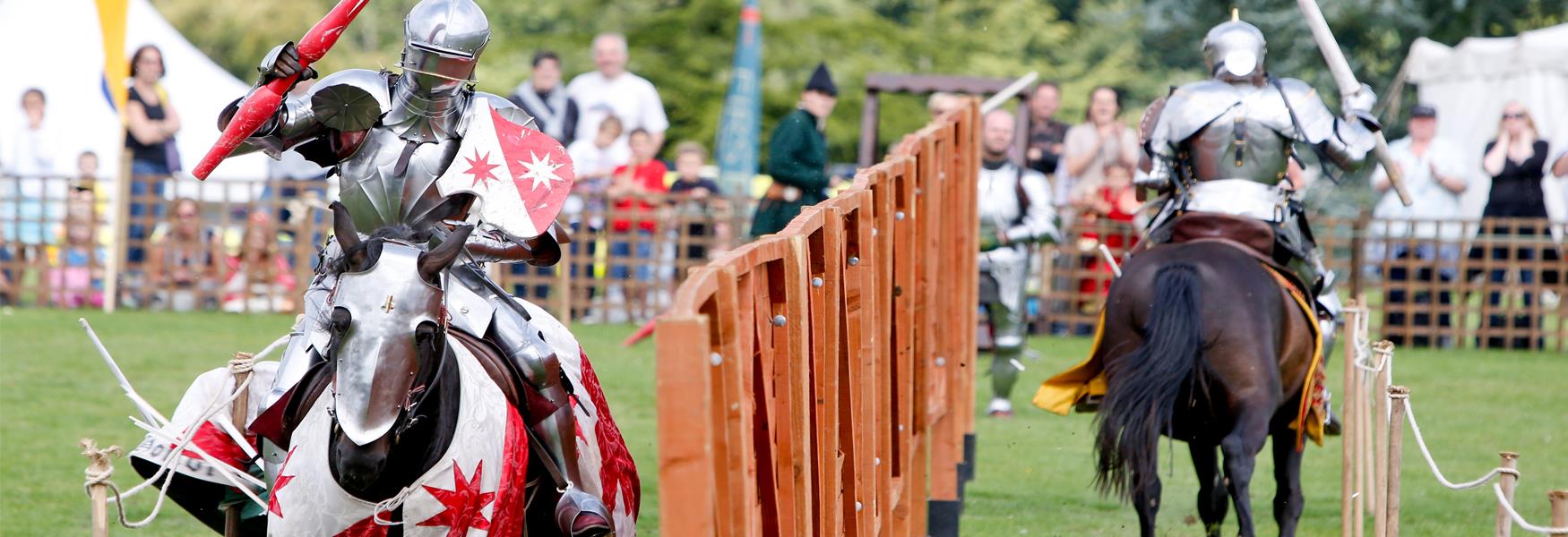 An exciting weekend of jousting at Leeds Castle