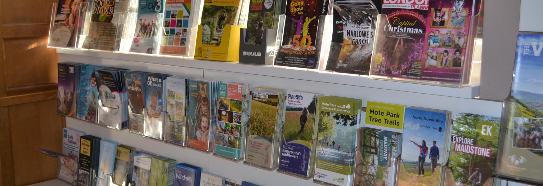 Leaflets at the Tourist Information Centre