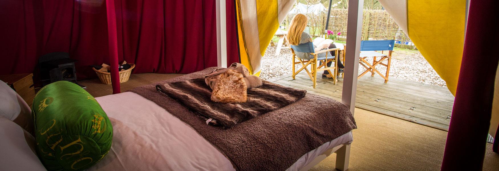 Leeds Castle Knight's Glamping