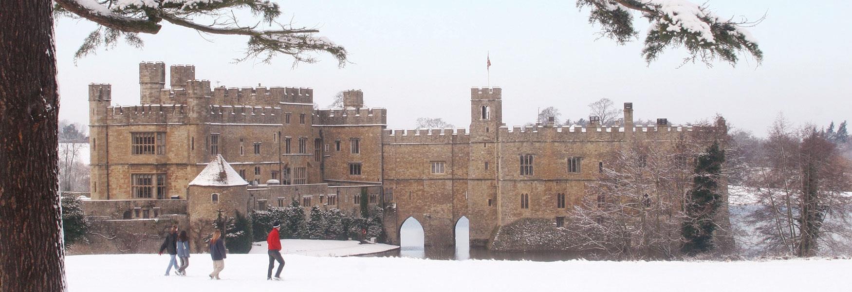 Leeds Castle is great to explore whatever the time of year, this winter you will find the Christmas Lights and the castle is decorated with the Narnia theme.