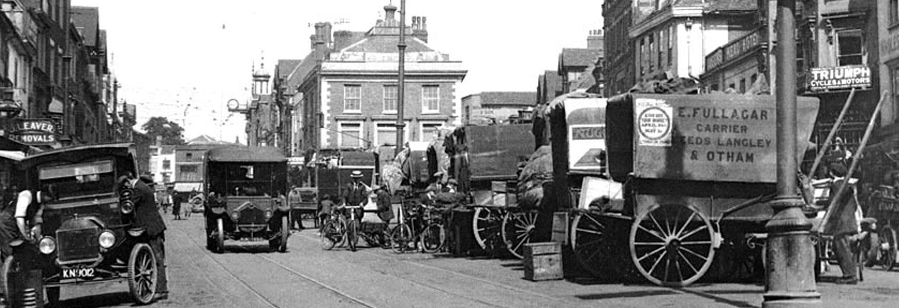 Lower High Street Maidstone, Kent in 1905.