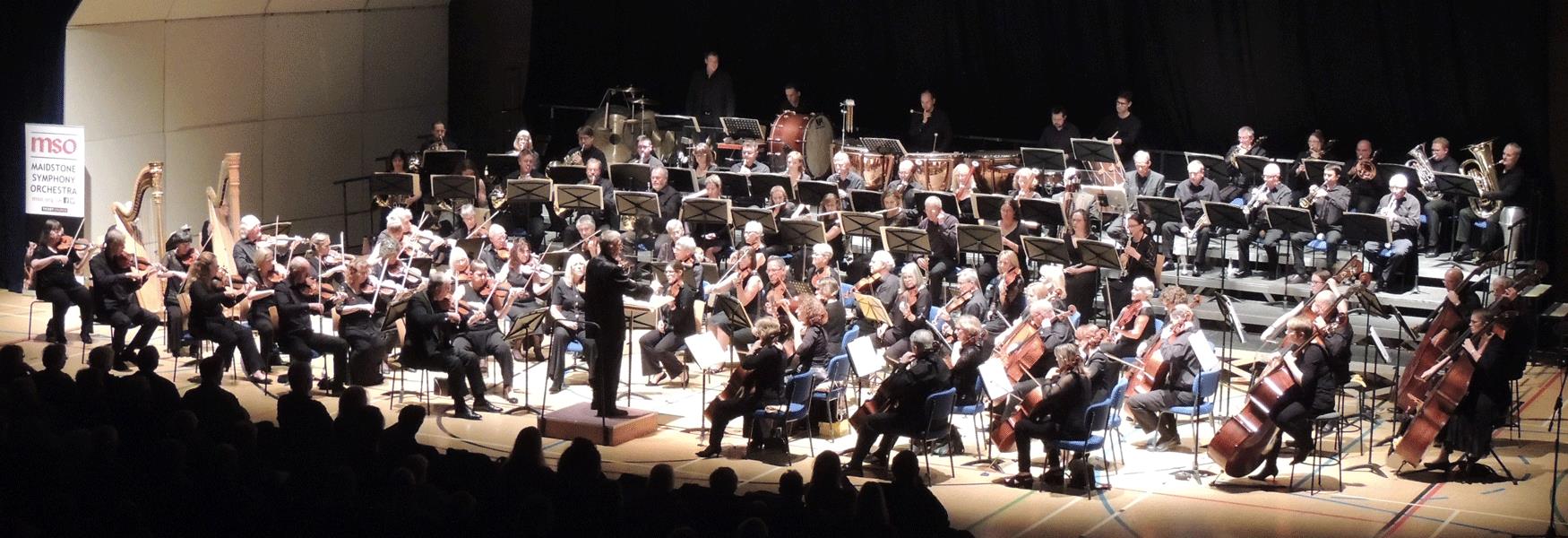 The superb Maidstone Symphony Orchestra