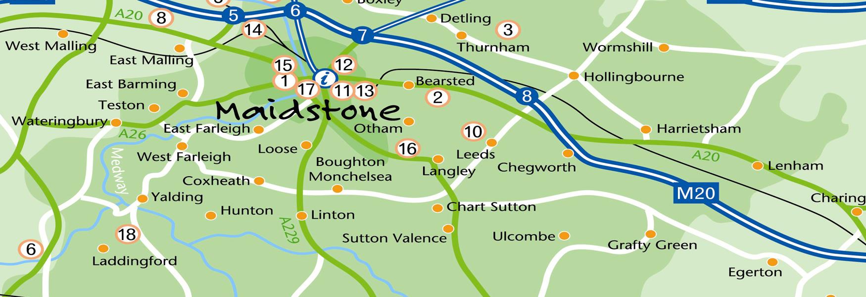 Tunbridge Wells Tourist Map Maps And Downloadable Information - Visit Maidstone