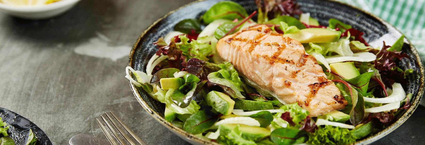 Marriott Delta Hotel, Maidstone, Salmon at the Cast Iron Grill Restaurant
