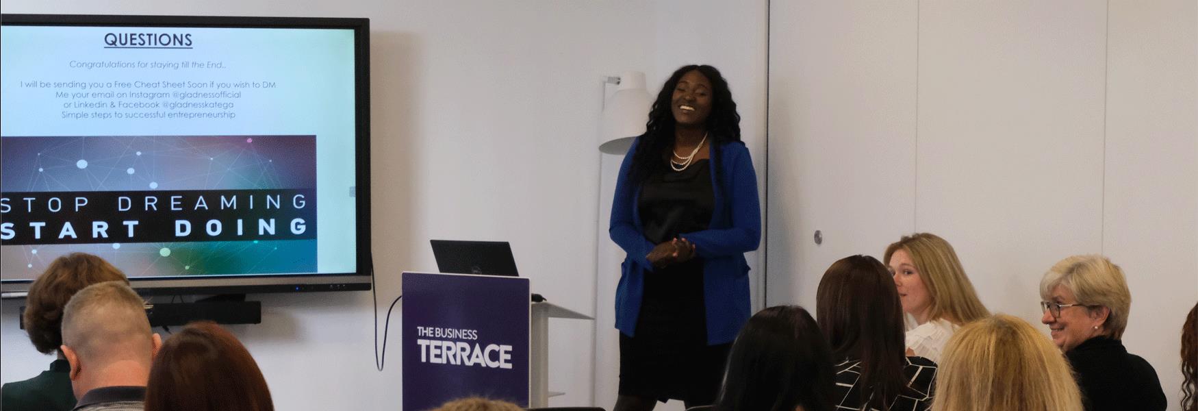 Presentation in The Business Terrace Seminar Room