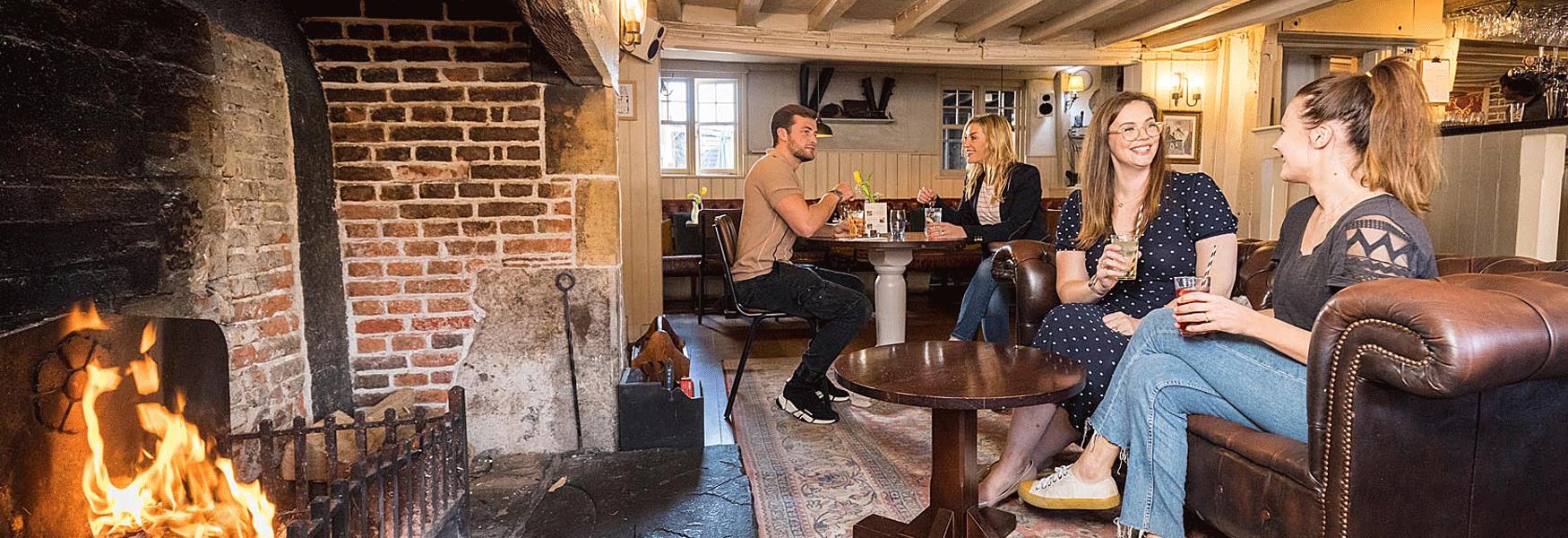 The Windmill is situated in the pretty village of Hollingbourne offering a lovely country pub feel, cosy fire and great food.