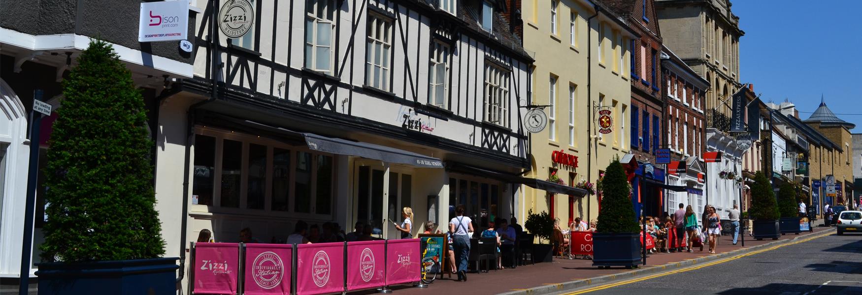 Maidstone's vibrant town centre