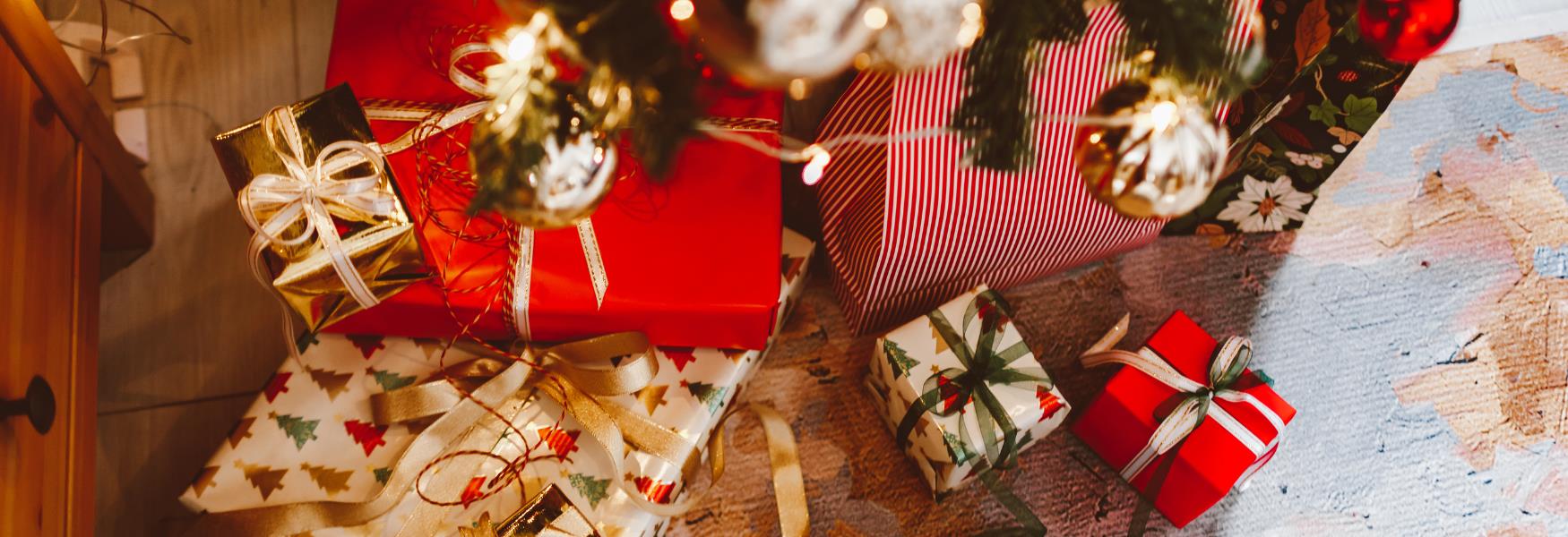 Christmas shopping wrapped up and ready to go