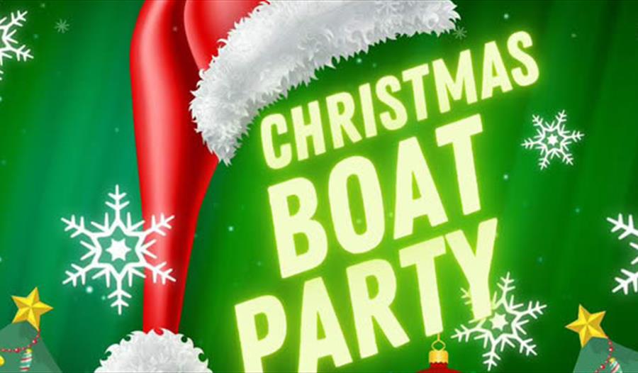 christmas boat party ad