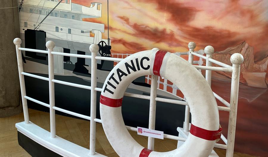 Titanic display Maidstone Museum