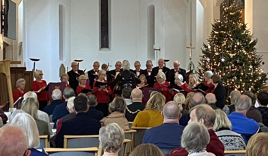 Christmas concert with singers