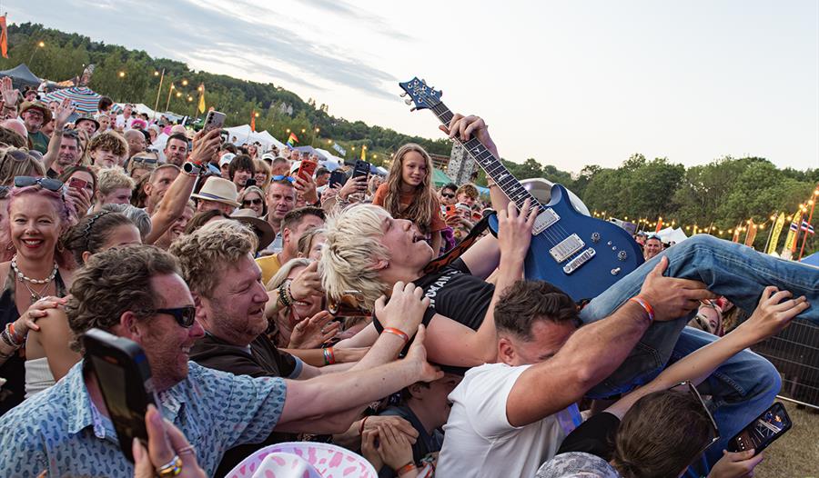 Festival crowd