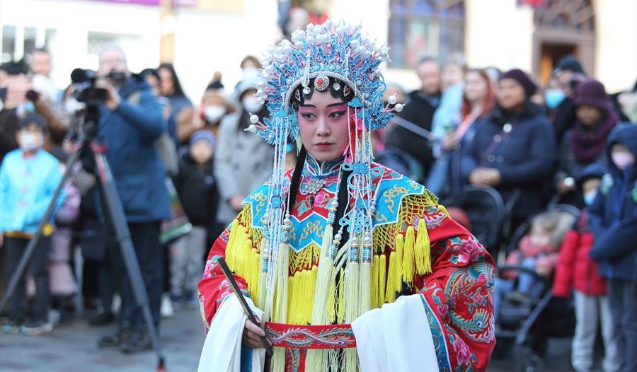 Performer at Lunar New Year Celebrations