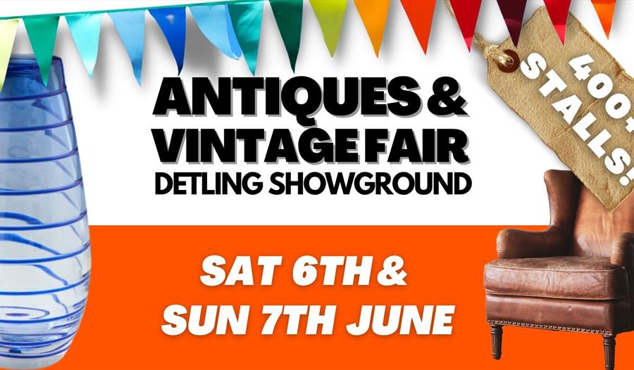 Antiques fair poster