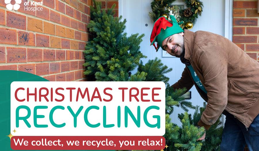 Christmas Tree Recycling with Heart of Kent Hospice