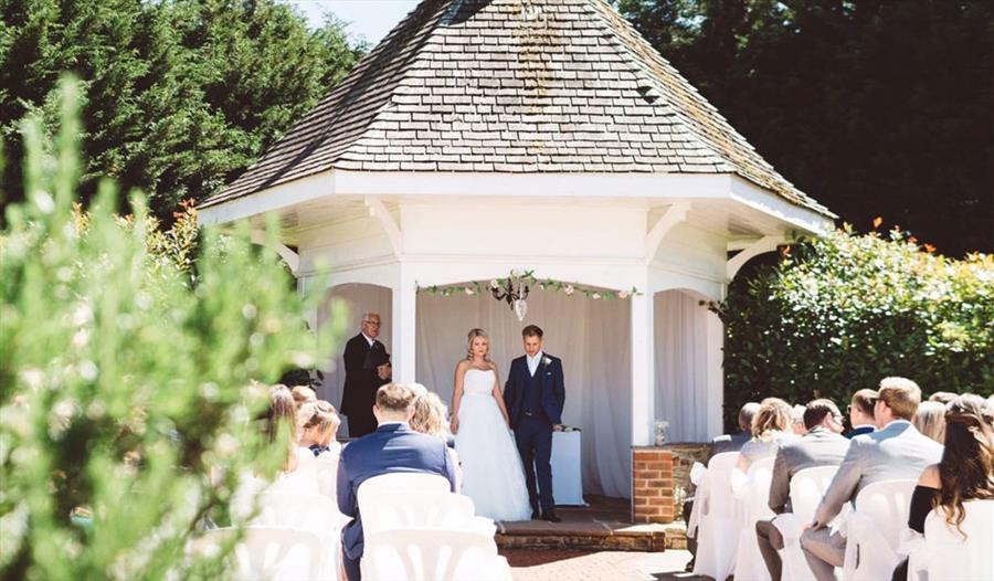 Wedding pavilion at The Hop Farm