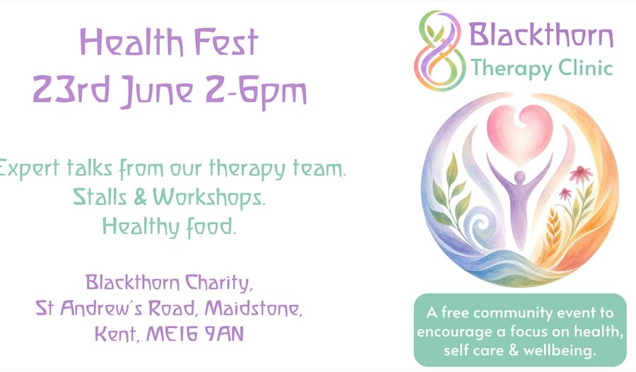 Poster showing information on Health Fest on 23rd h June 2026