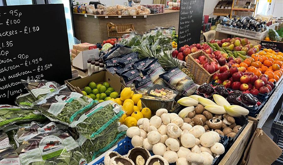 Local produce at Loddington Farm Shop