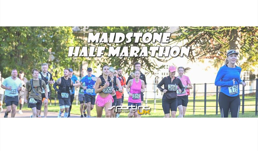 Runners taking part in the Maidstone Half Marathon