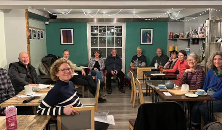 Members of the community at a Maidstone CAN Chat discussion evening