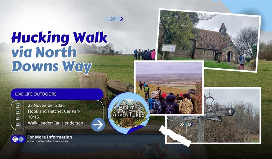 Poster with the Hucking walk