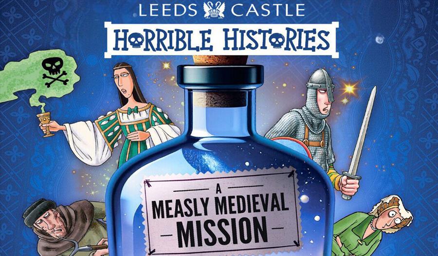 Leeds Castle’s Official Horrible Histories Trail: A Measly Medieval Mission